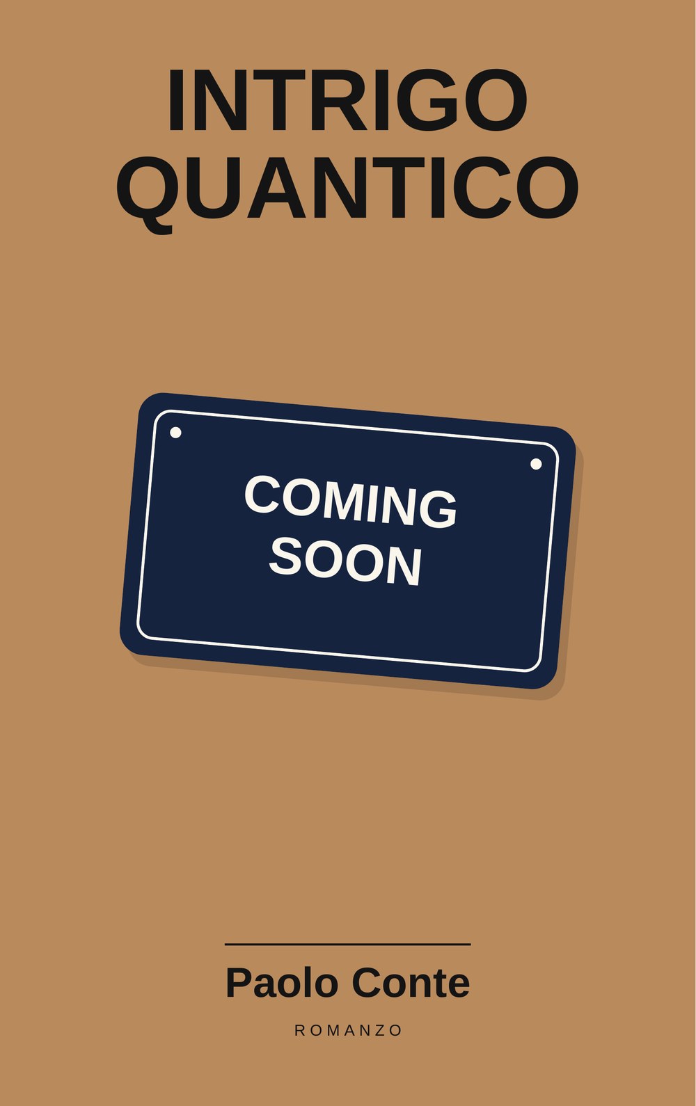 Intrigo Quantico — copertina illustrata